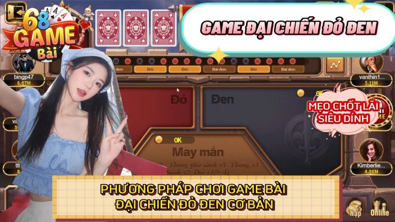 Đại chiến đỏ đen tại cổng game 68gamebai