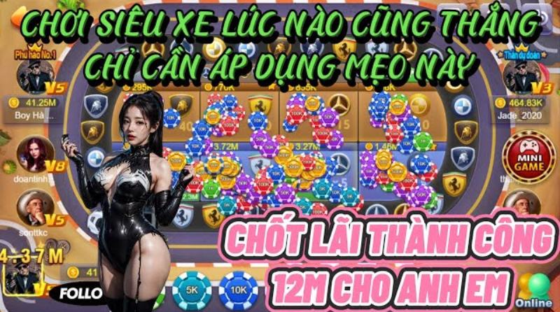 Sân chơi giải trí phi xe cực hot hit tại 68gamebai